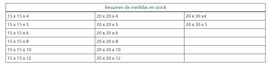 Hierros y Ferrallas Arroyo Tabla electrosolada